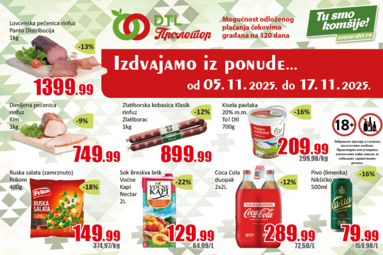 Baneri Novembar 2025 Baneri Izdvajamo iz ponude 05 11 2025 - 17 11 2025-1