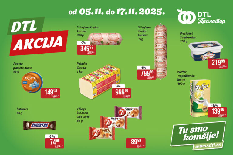 Baneri Novembar 2025 Baneri Izdvajamo iz ponude 05 11 2025 - 17 11 2025-2