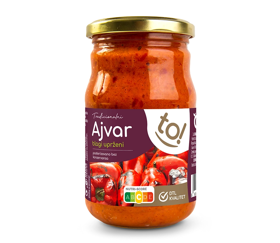 TO! ajvar blagi 680g