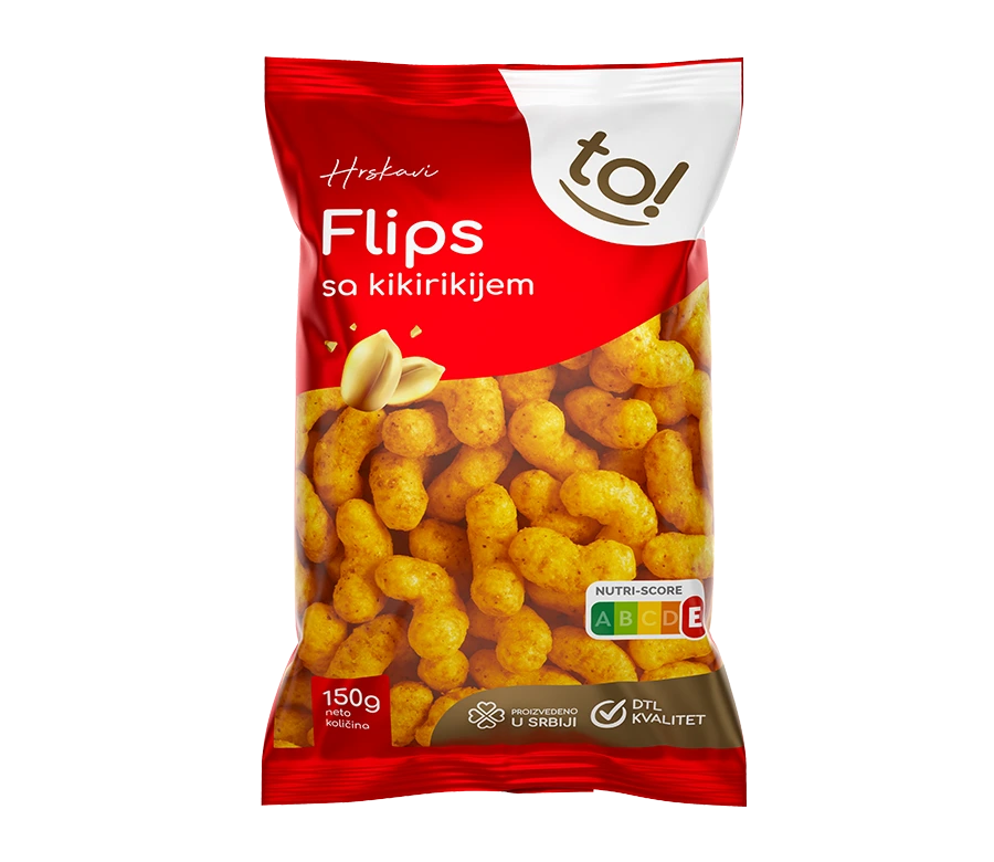 TO! flips sa kikirikijem 150g