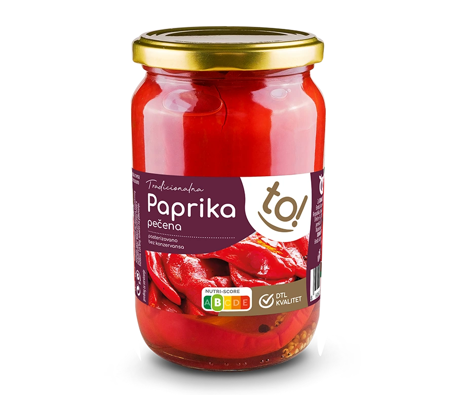 TO! paprika pecena 680g