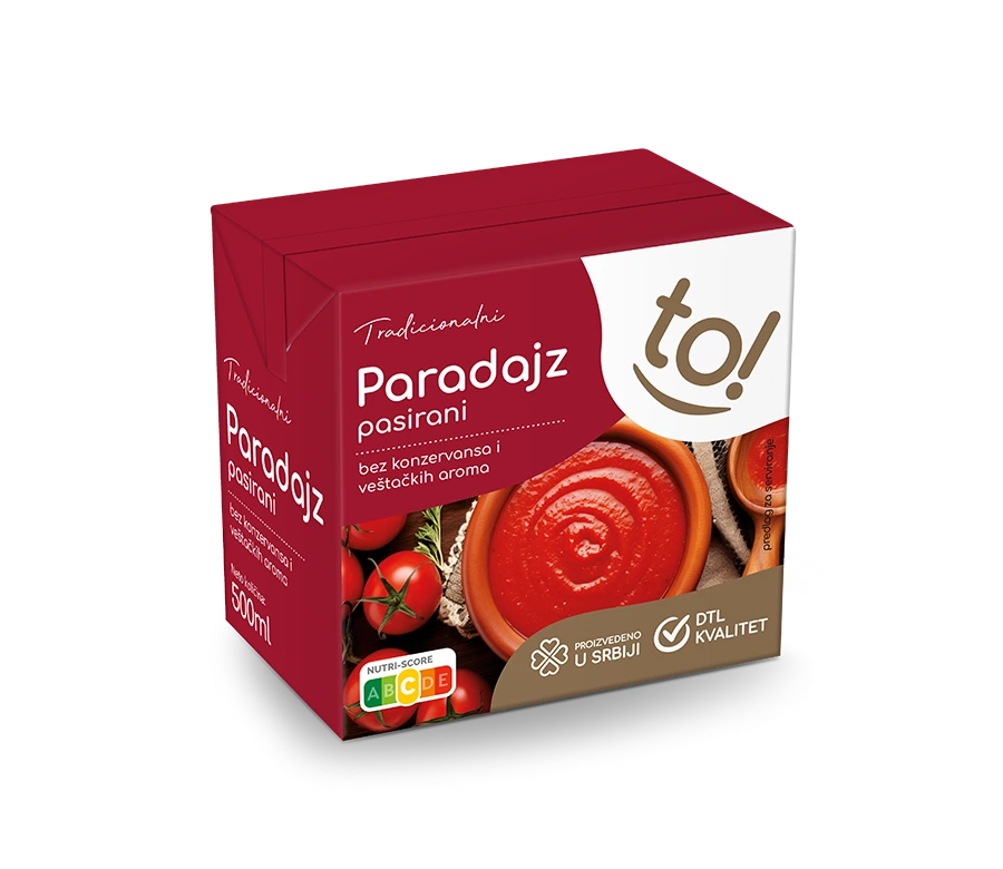 TO! pasirani paradajz 500ml