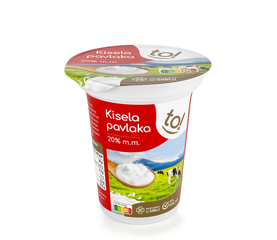 TO! kisela pavlaka 400g