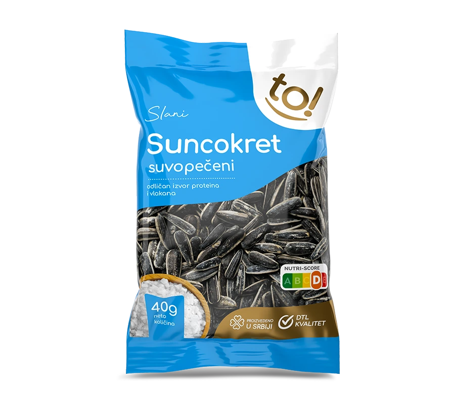 TO! suncokret suvopeceni slani 40g