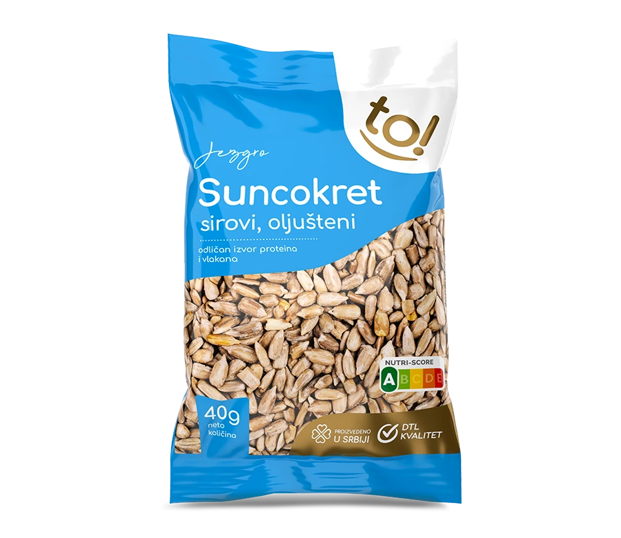 TO! suncokret sirovi oljusteni 40g