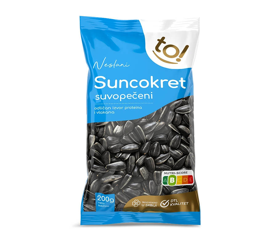 TO! suncokret suvopeceni neslani 200g