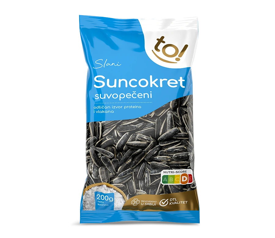 TO! suncokret suvopeceni slani 200g