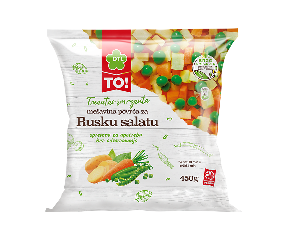 TO! zamrznuta ruska salata